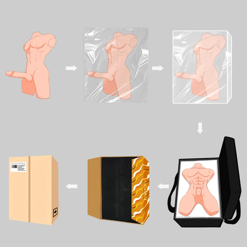 Tantaly Mark: 33.7LB Male Realistic Sex Doll Torso with Big Dick - Image 11