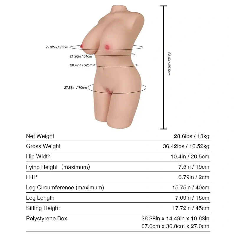 Tantaly Donna: 28.6LB Realistic Female Sex Doll with Soft Tits - Image 8